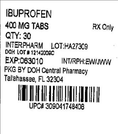 Principal Display Panel 400 mg (Ibuprofen 400mg(major))